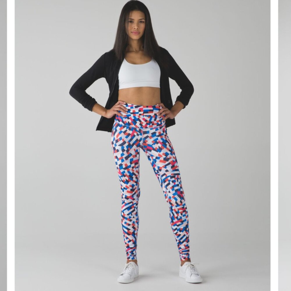 Lululemon Wunder Under Pant (Hi-Rise) Capoeira Multi Size 10